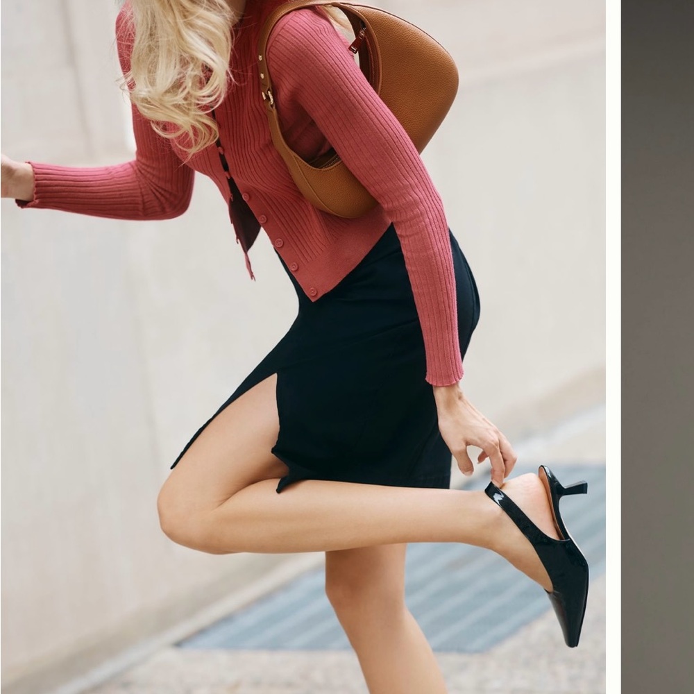 Anthropologie Black Pencil Skirt